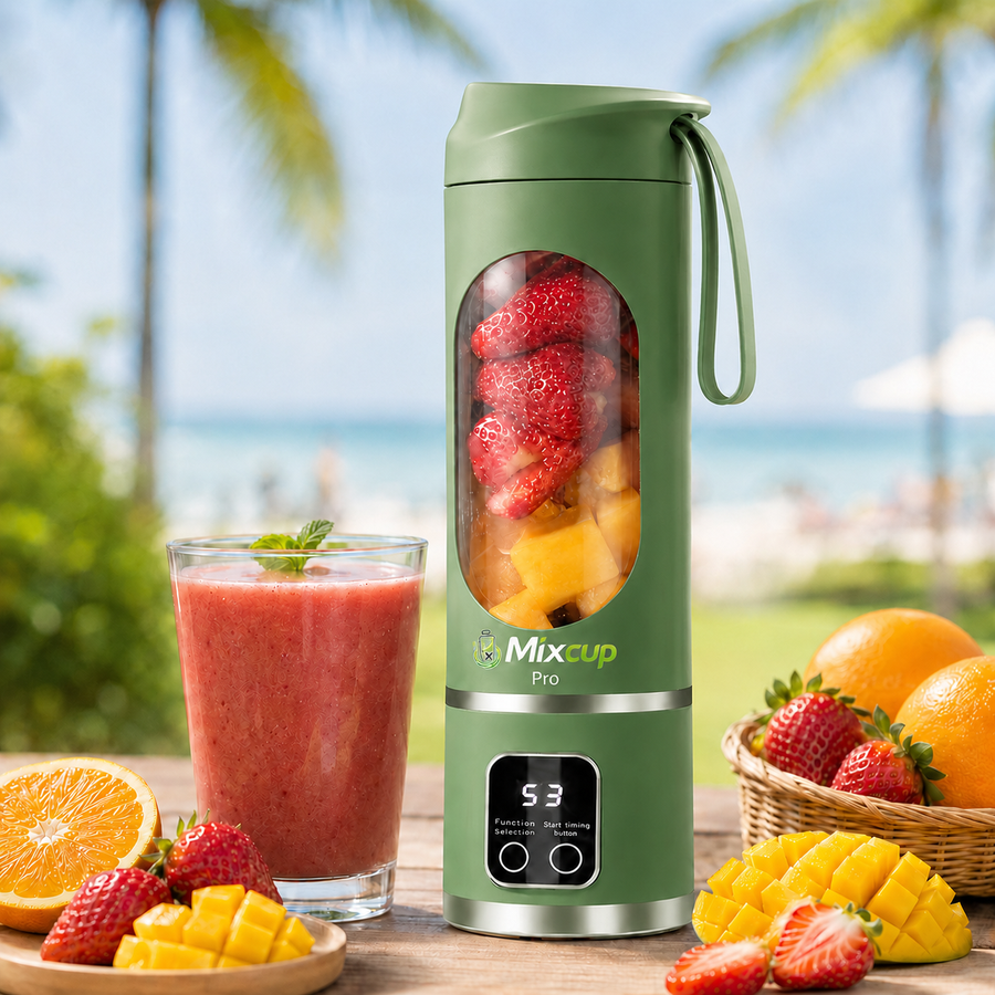MixCup Pro tragbarer Mixer für Smoothies und Proteinshakes