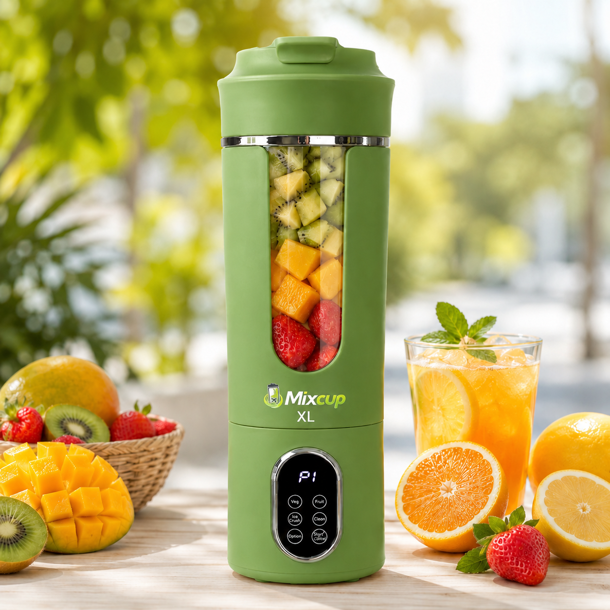 MixCup XL großer tragbarer Mixer für Sport-Shakes